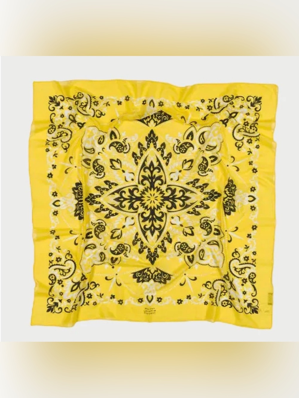 NWT Maison Lecomte Flament Cotton Voile Banana Scarf